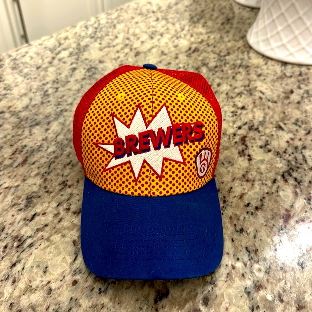Youth Milwaukee brewers hat